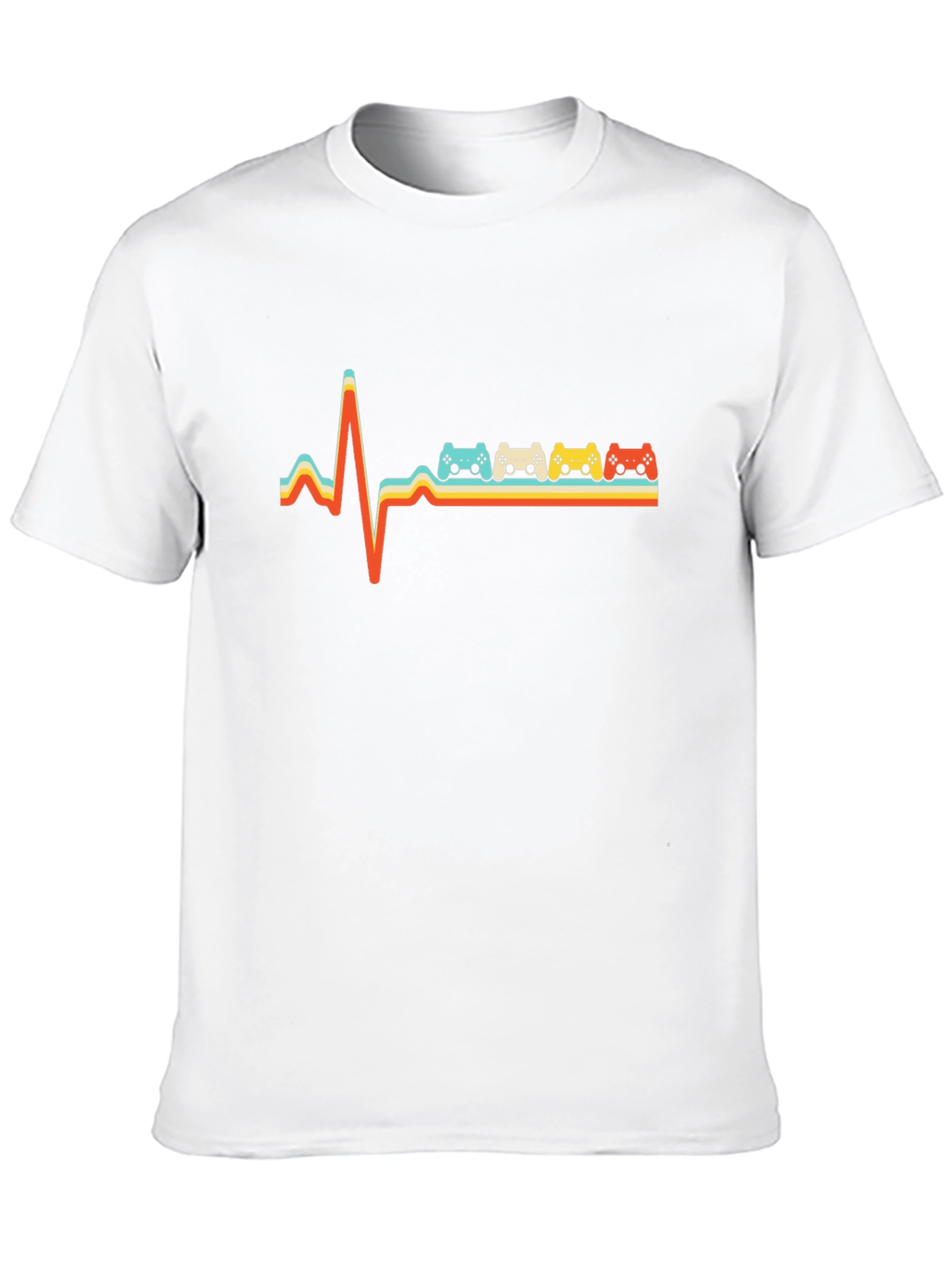 Retro Gamer Heartbeat Graphic Tee
