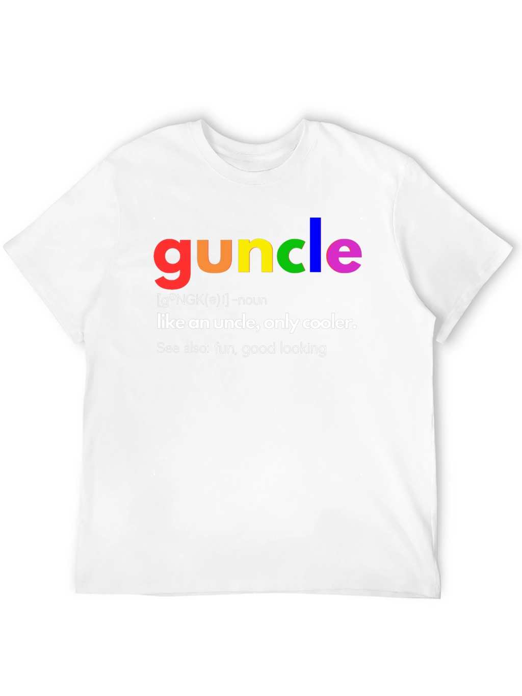 Guncle Definition T-Shirt - Fun Uncle Tee