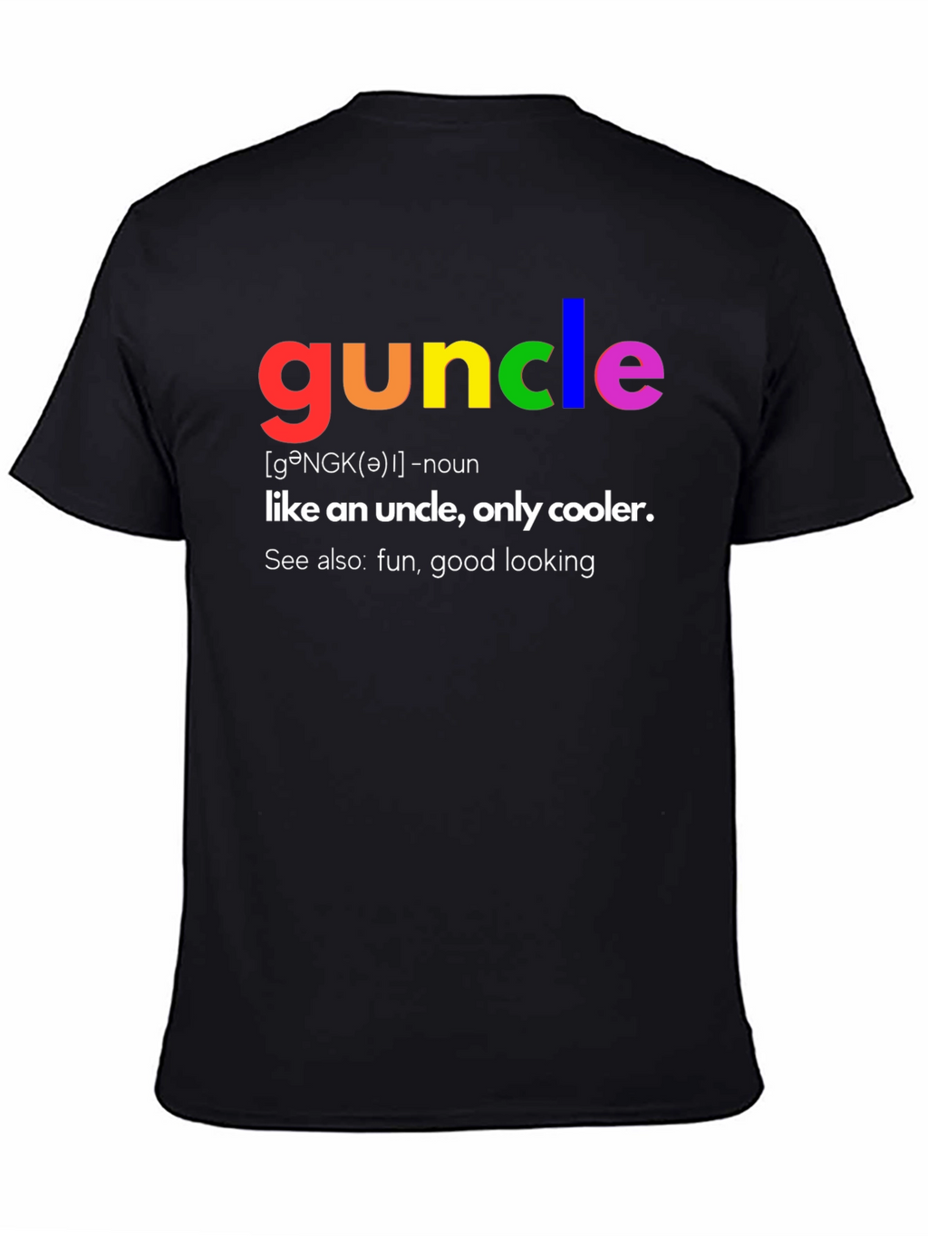 Guncle Definition T-Shirt - Fun Uncle Tee