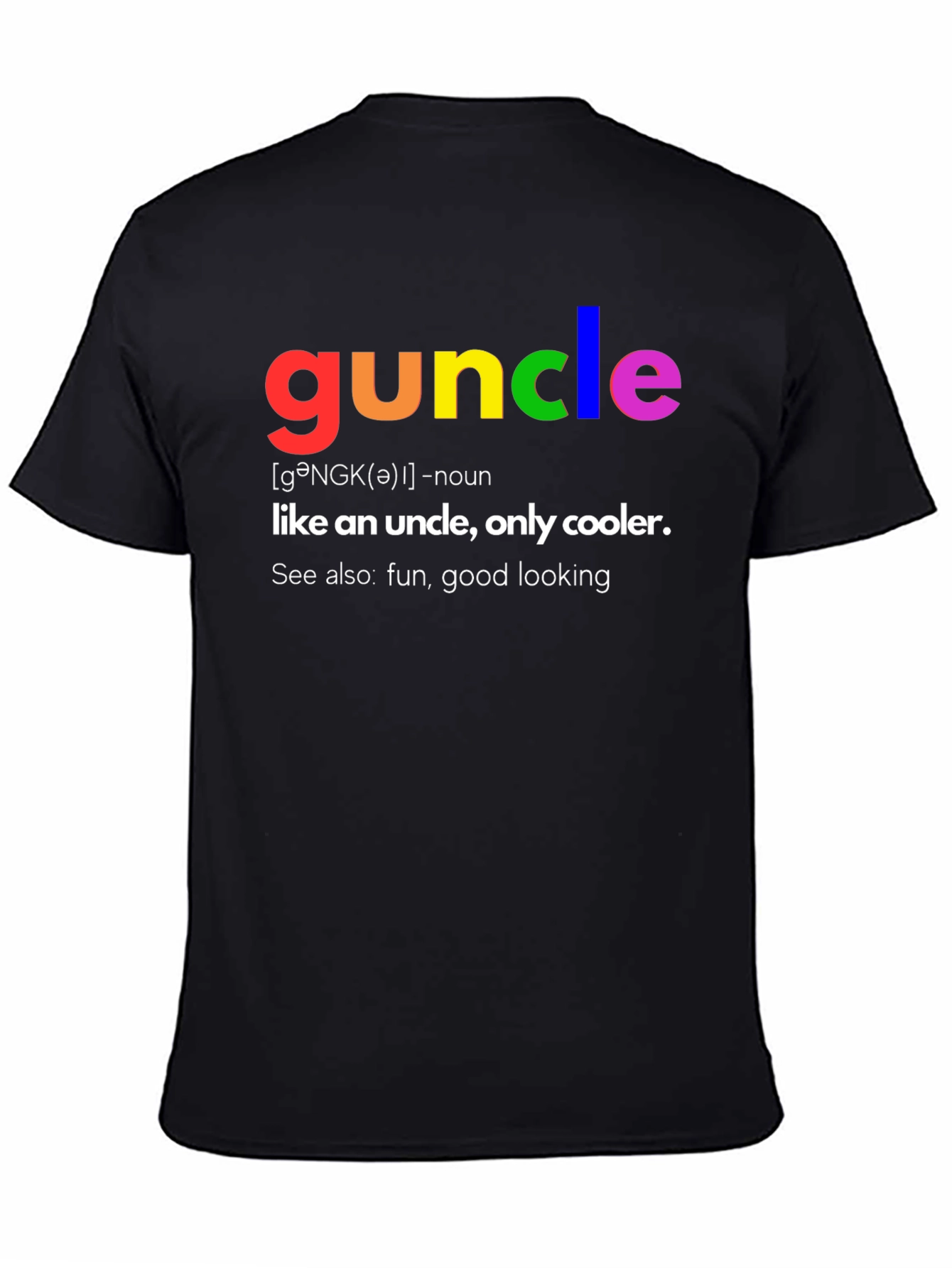 Guncle Definition T-Shirt - Fun Uncle Tee