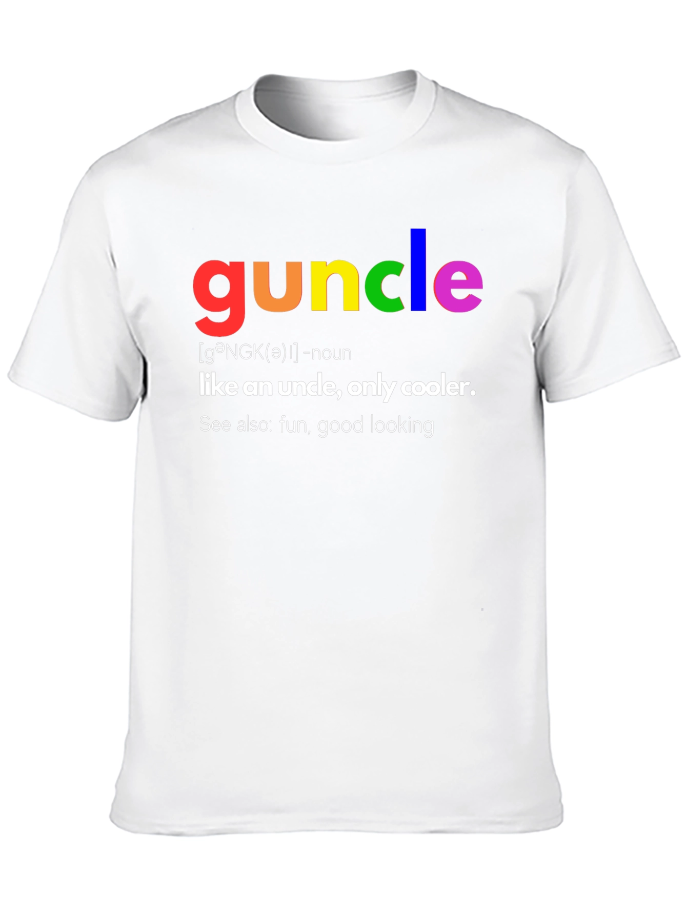 Guncle Definition T-Shirt - Fun Uncle Tee