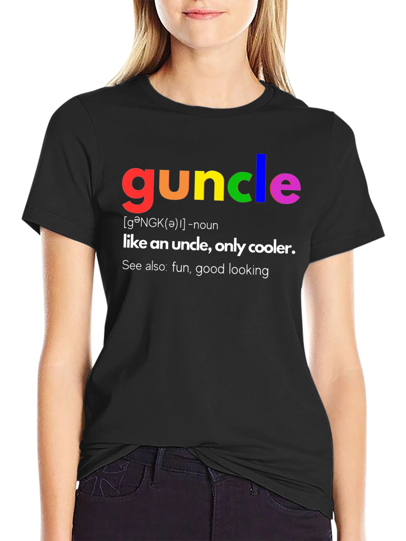 Guncle Definition T-Shirt - Fun Uncle Tee