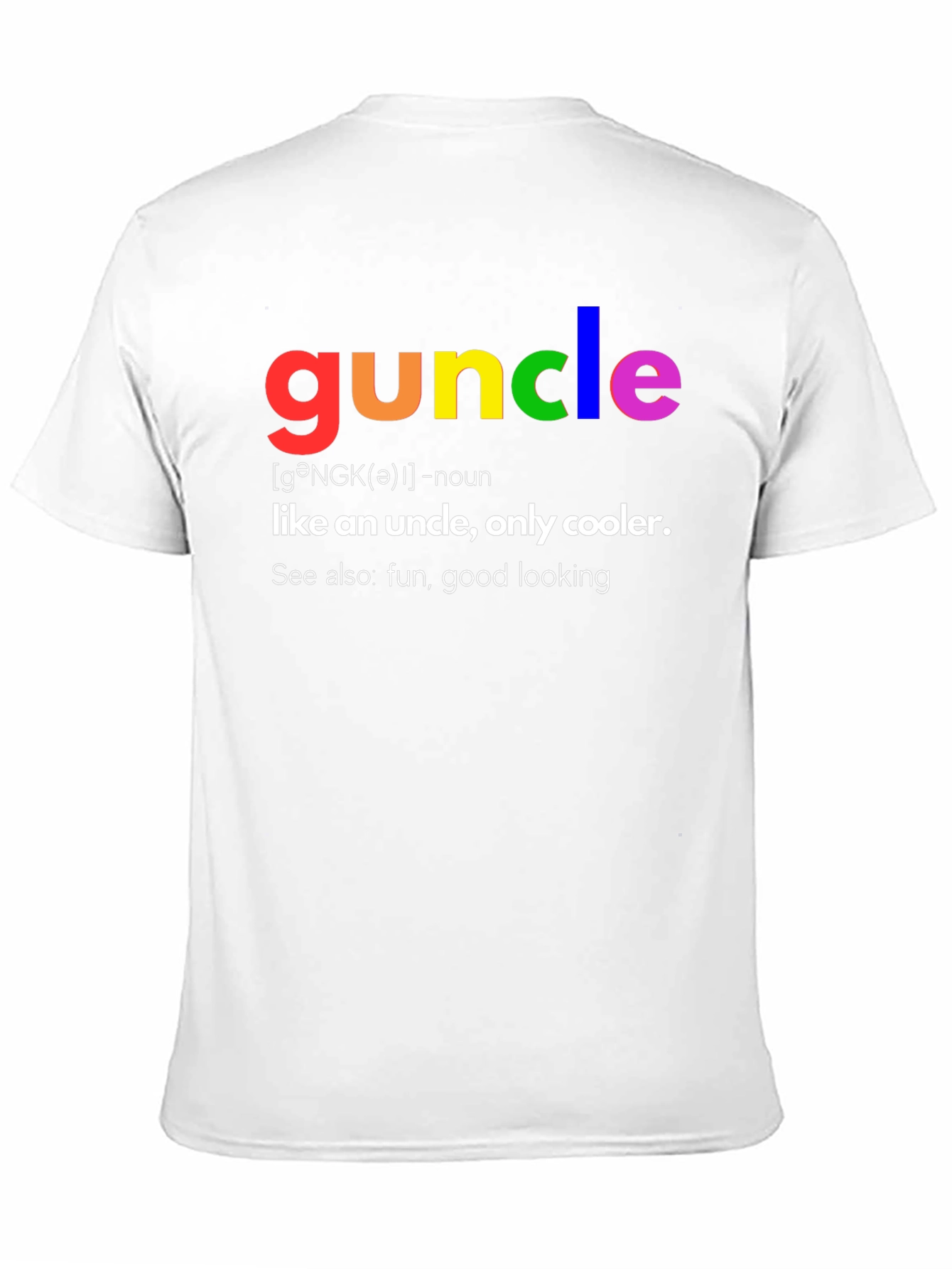 Guncle Definition T-Shirt - Fun Uncle Tee