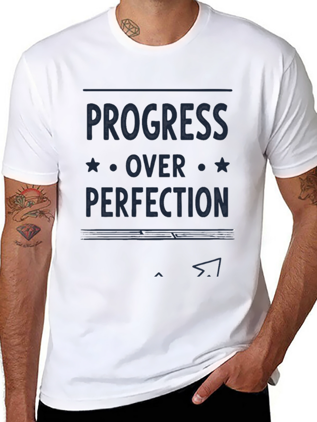 Progress Over Perfection T-Shirt - Motivational Tee
