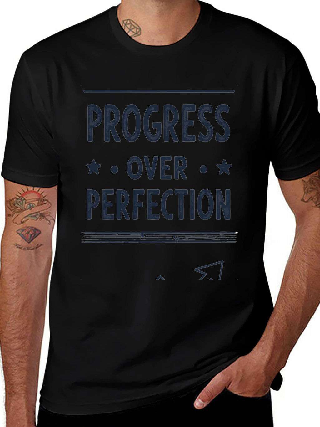 Progress Over Perfection T-Shirt - Motivational Tee