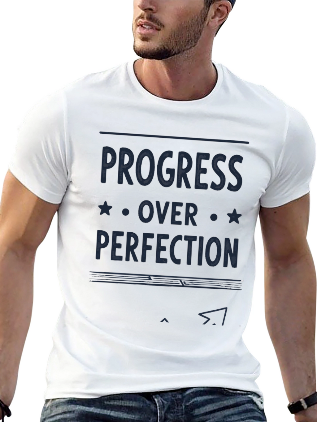Progress Over Perfection T-Shirt - Motivational Tee