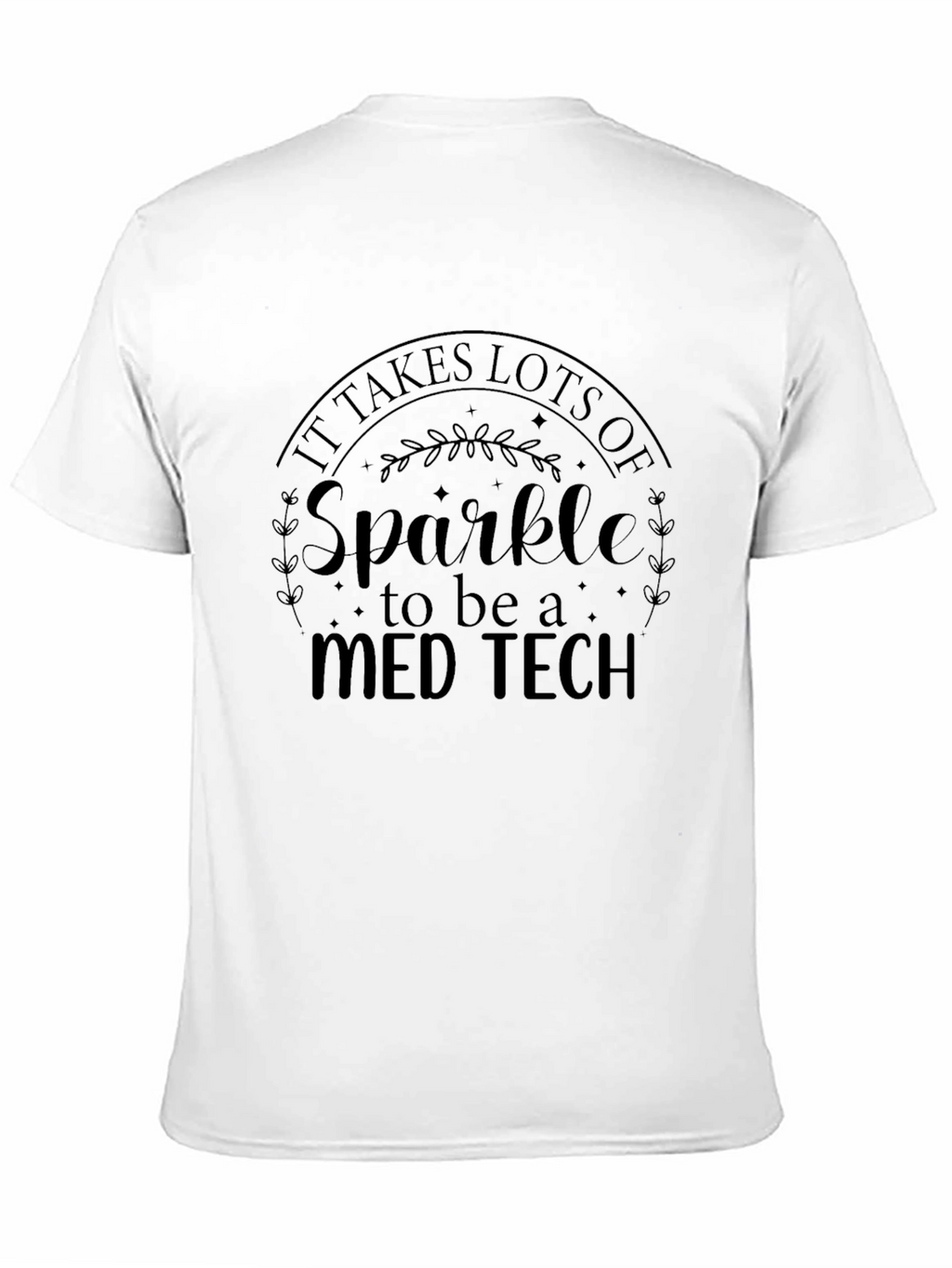 Sparkle Med Tech Black T-Shirt
