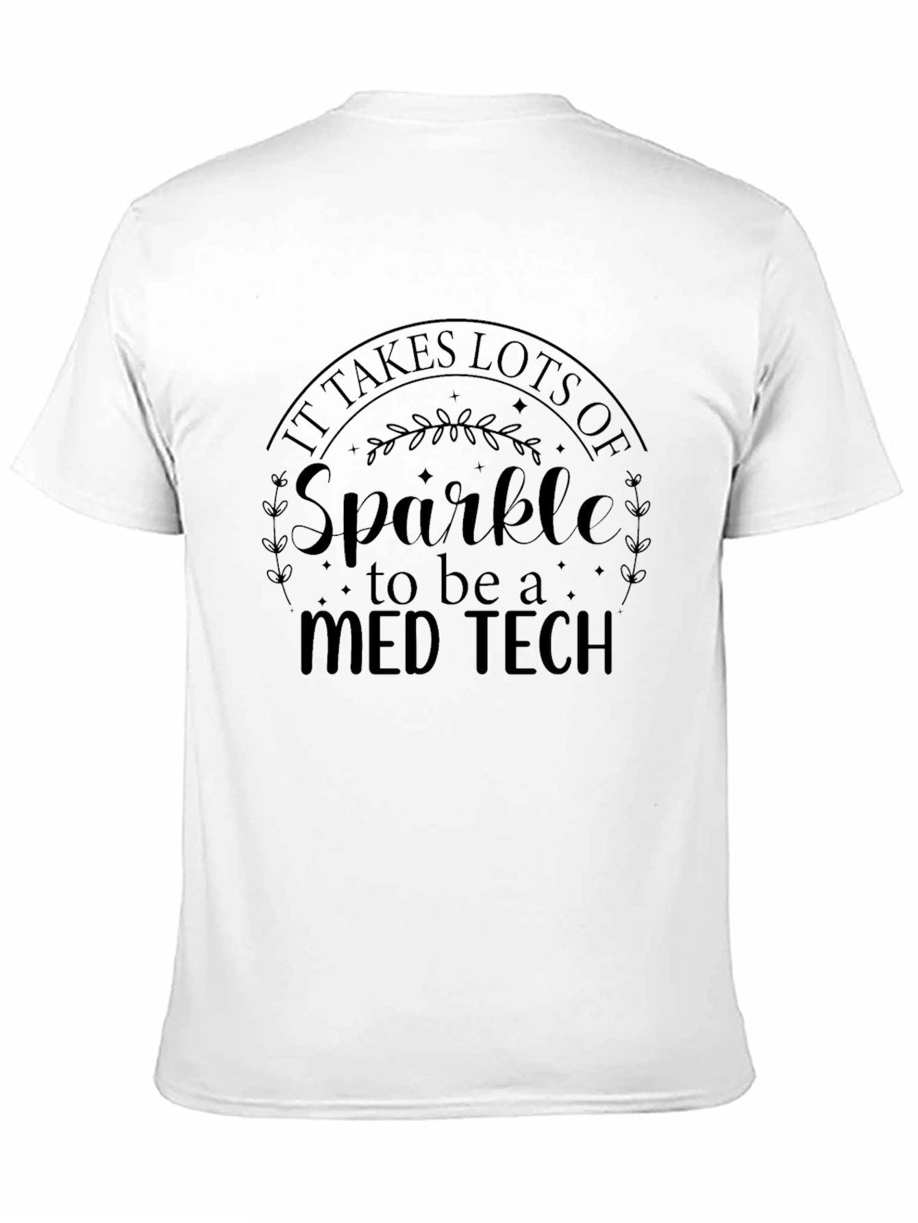 Sparkle Med Tech Black T-Shirt