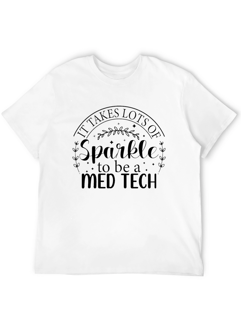 Sparkle Med Tech Black T-Shirt