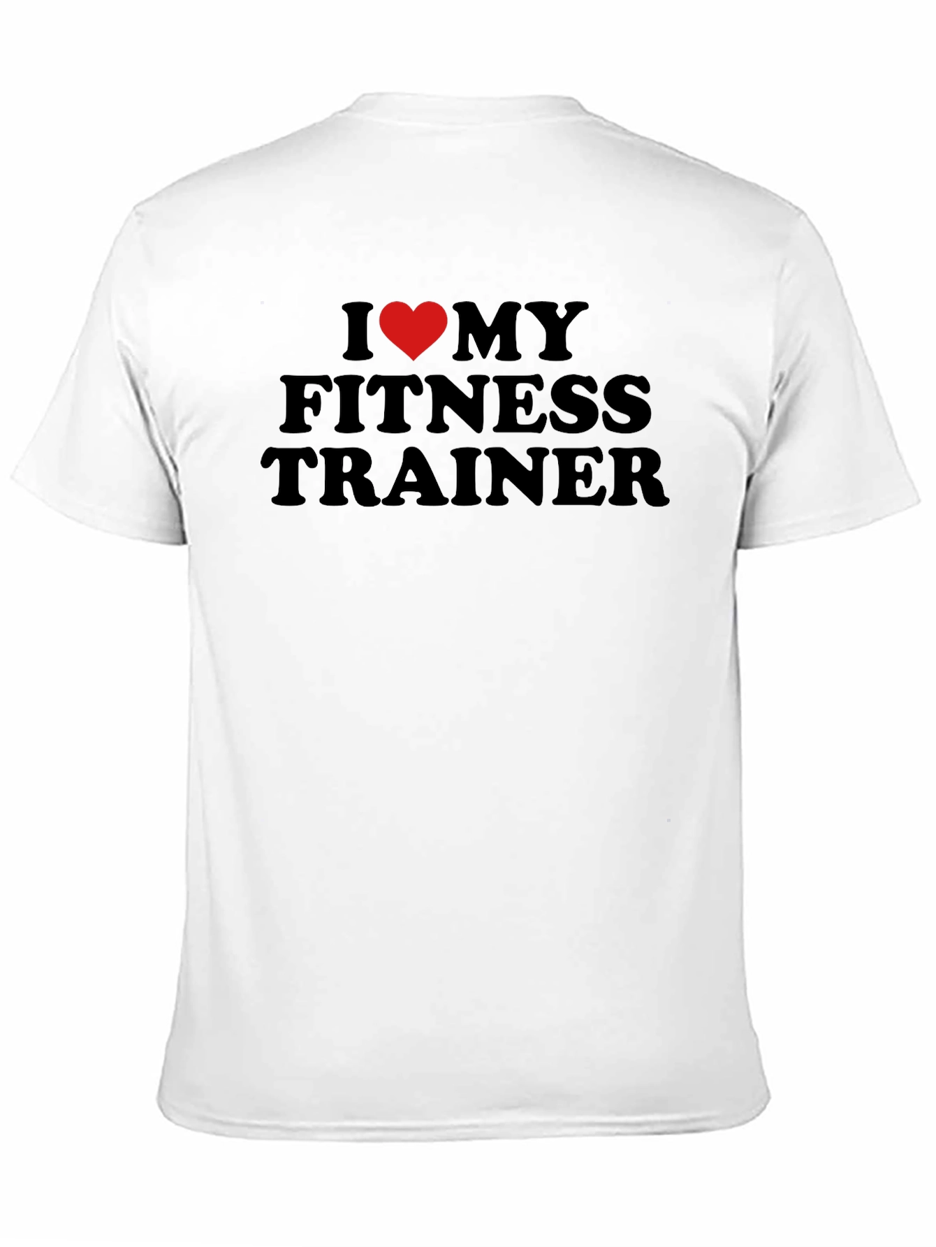 I Heart My Fitness Trainer T-Shirt - Black