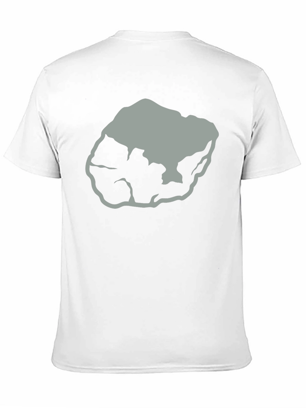 Abstract Rock Graphic Tee - Black Cotton T-Shirt
