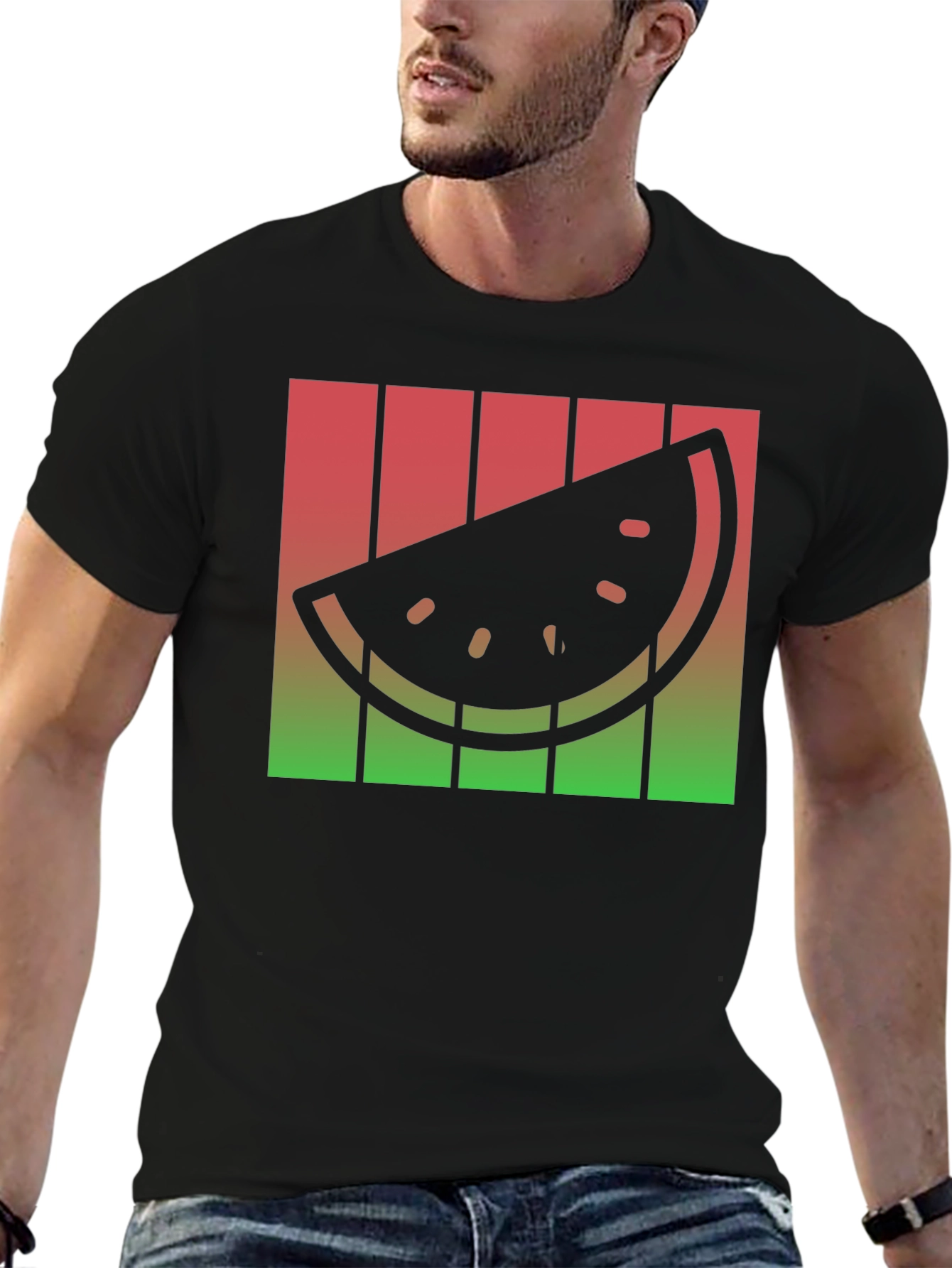 Retro Watermelon Slice T-Shirt