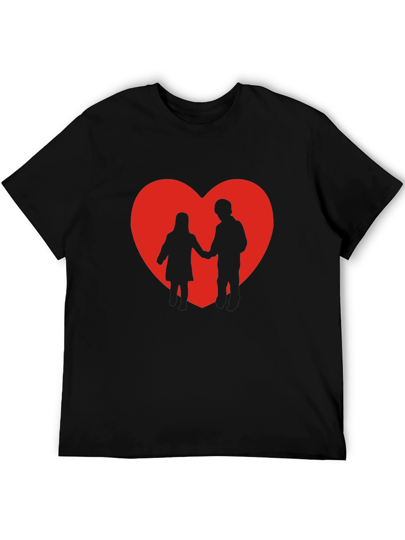 Heart Silhouette Graphic T-Shirt