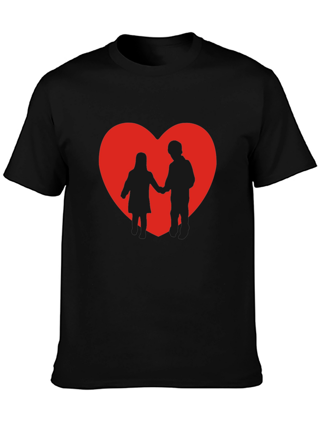 Heart Silhouette Graphic T-Shirt