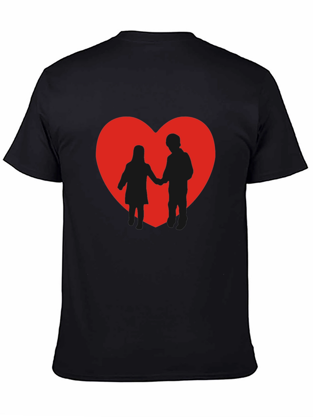 Heart Silhouette Graphic T-Shirt