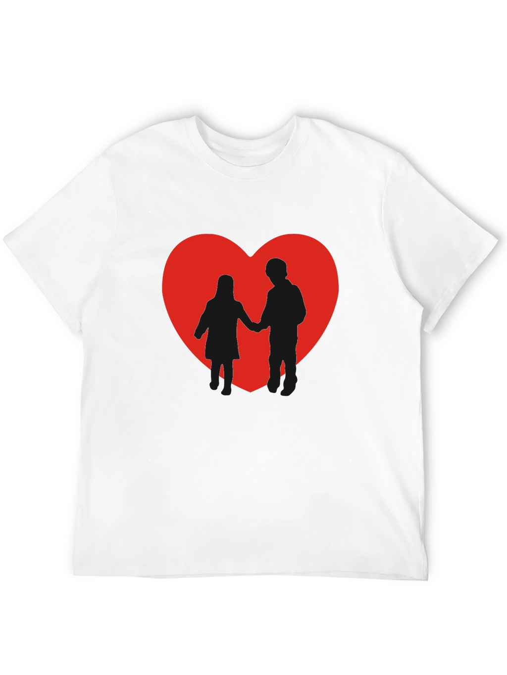 Heart Silhouette Graphic T-Shirt