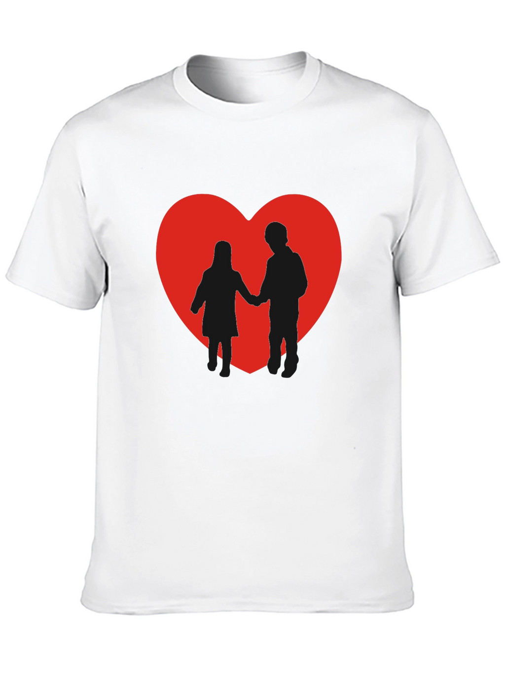Heart Silhouette Graphic T-Shirt