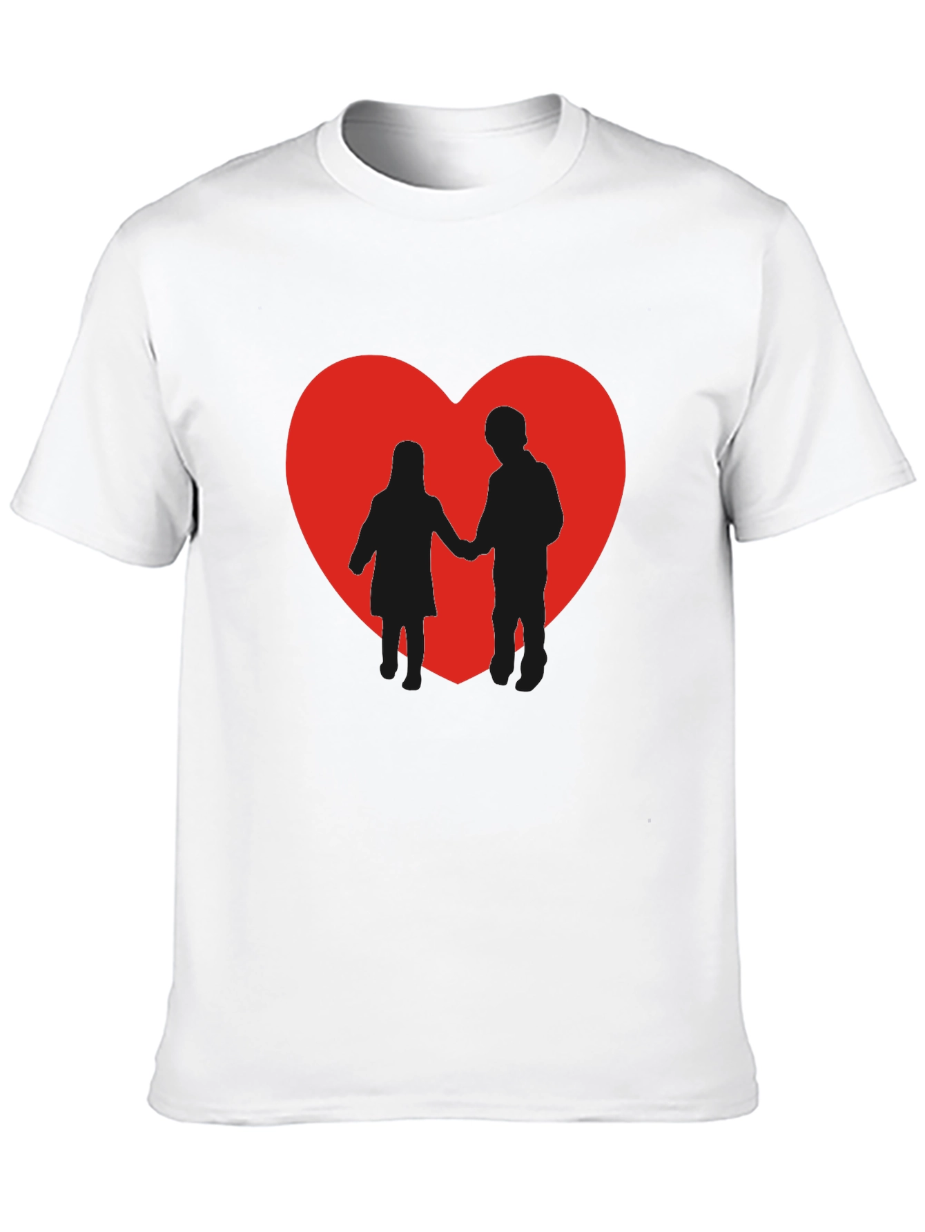 Heart Silhouette Graphic T-Shirt