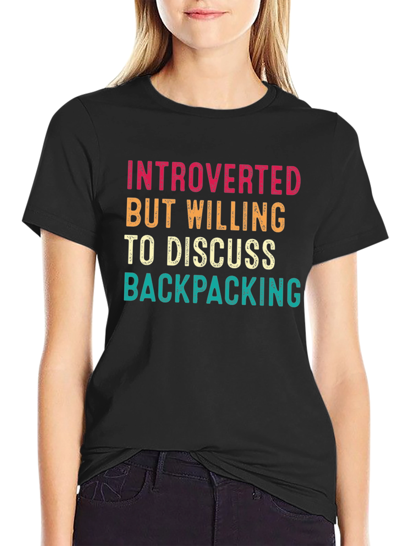 Introverted Backpacking Enthusiast T-Shirt