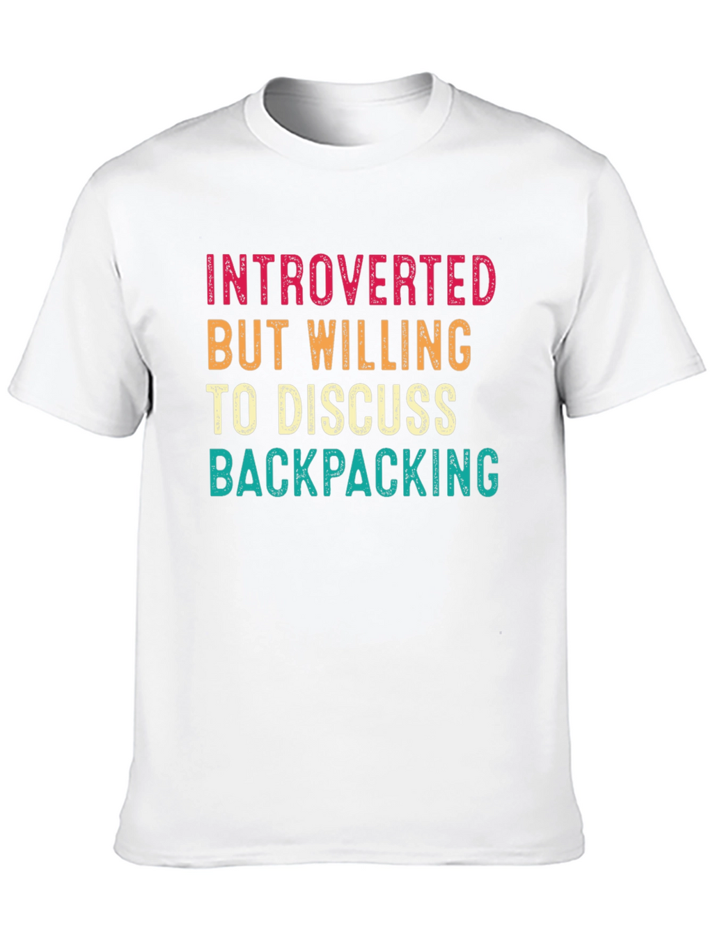 Introverted Backpacking Enthusiast T-Shirt