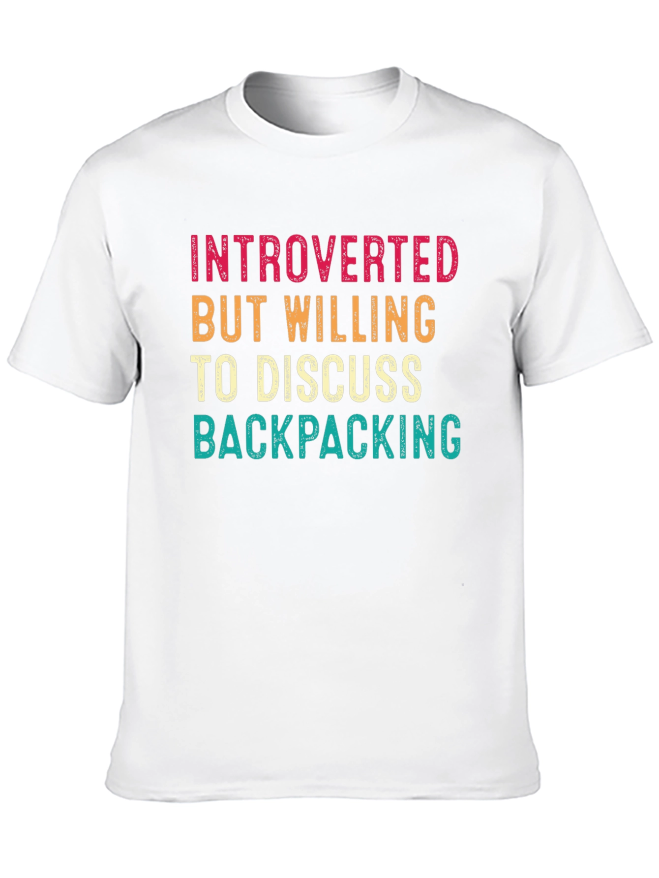Introverted Backpacking Enthusiast T-Shirt
