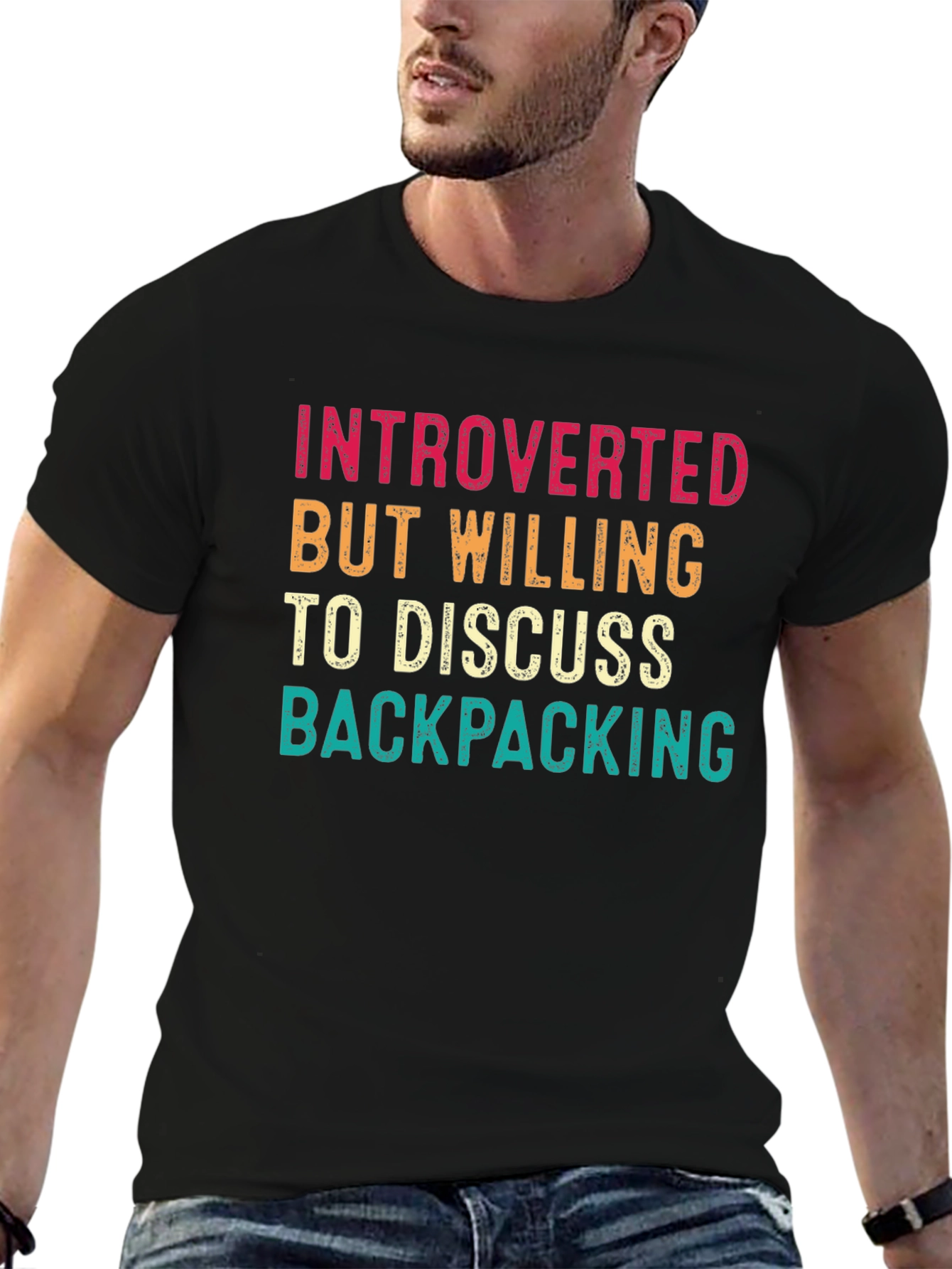 Introverted Backpacking Enthusiast T-Shirt