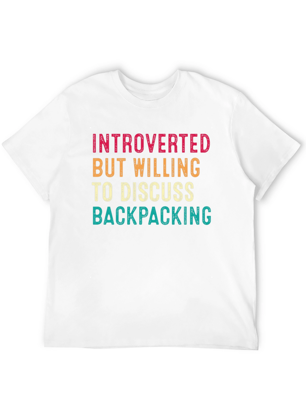 Introverted Backpacking Enthusiast T-Shirt