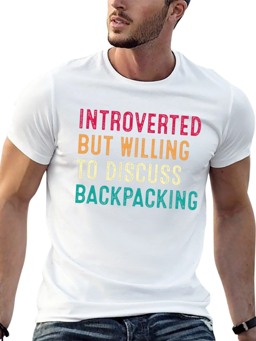 Introverted Backpacking Enthusiast T-Shirt