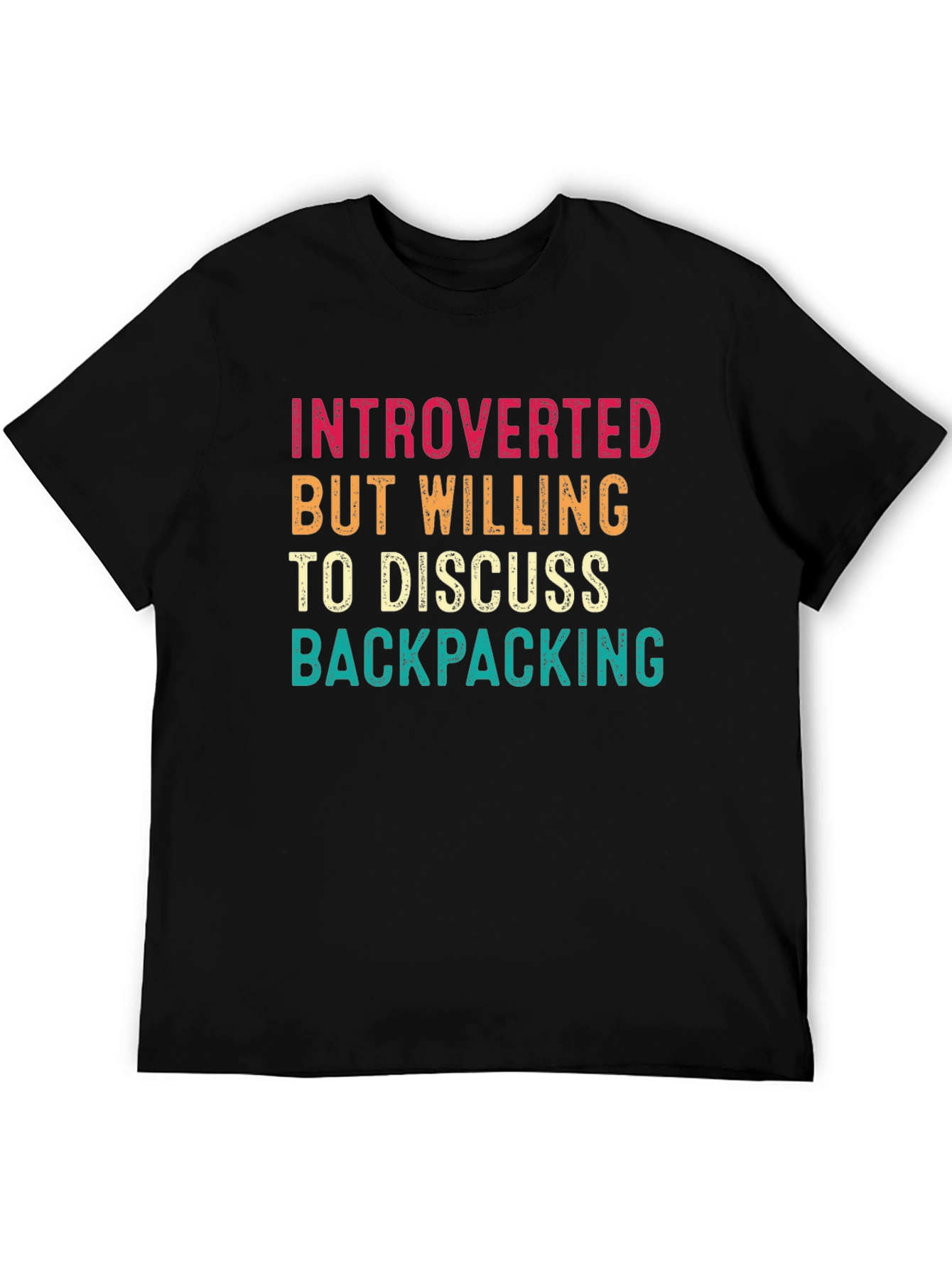Introverted Backpacking Enthusiast T-Shirt