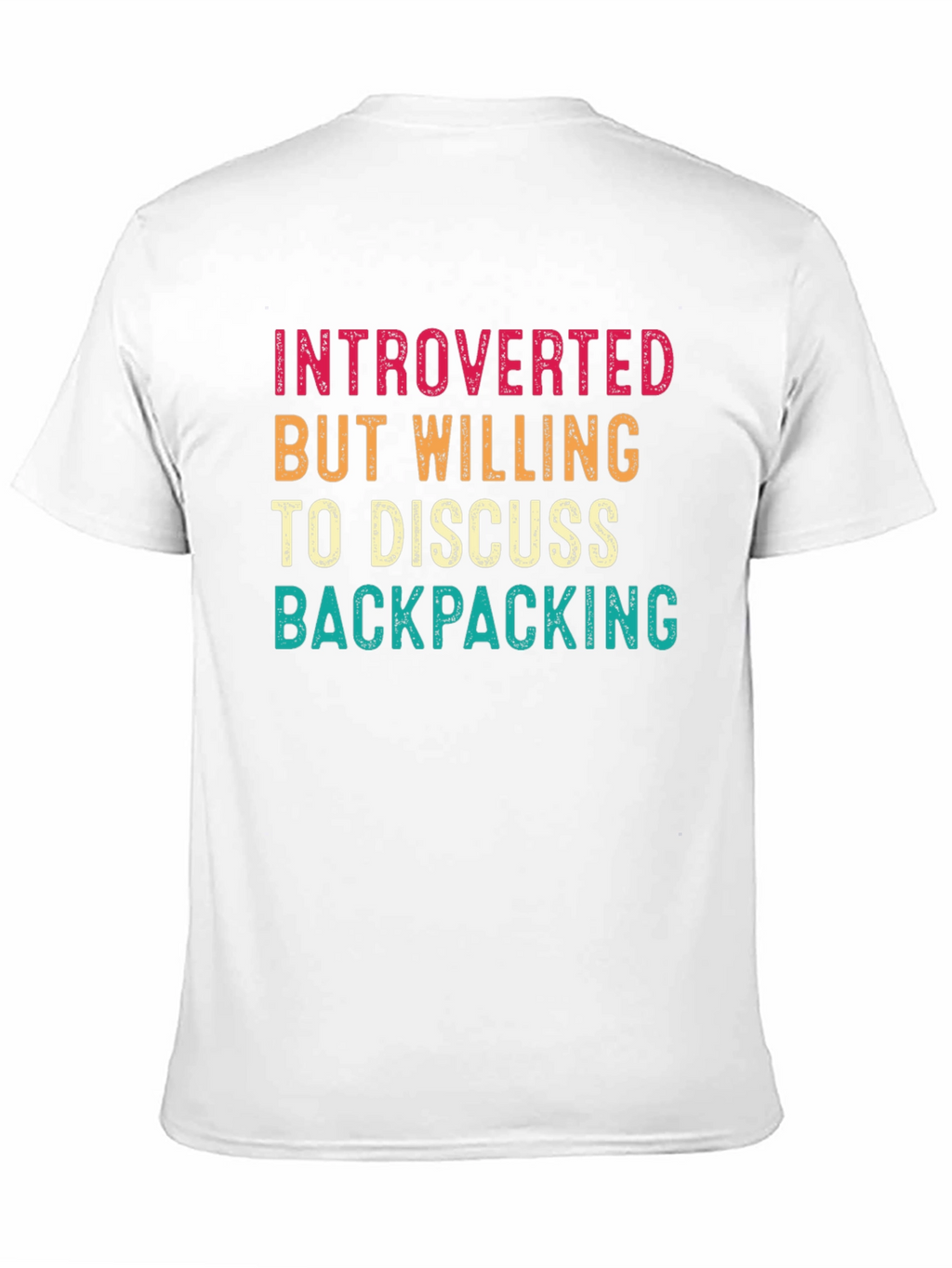 Introverted Backpacking Enthusiast T-Shirt