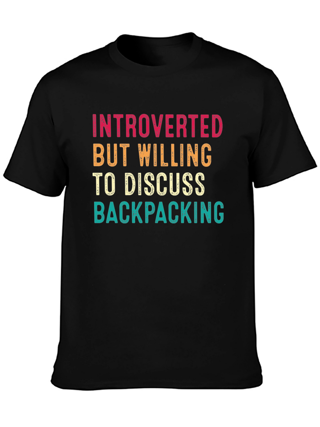 Introverted Backpacking Enthusiast T-Shirt