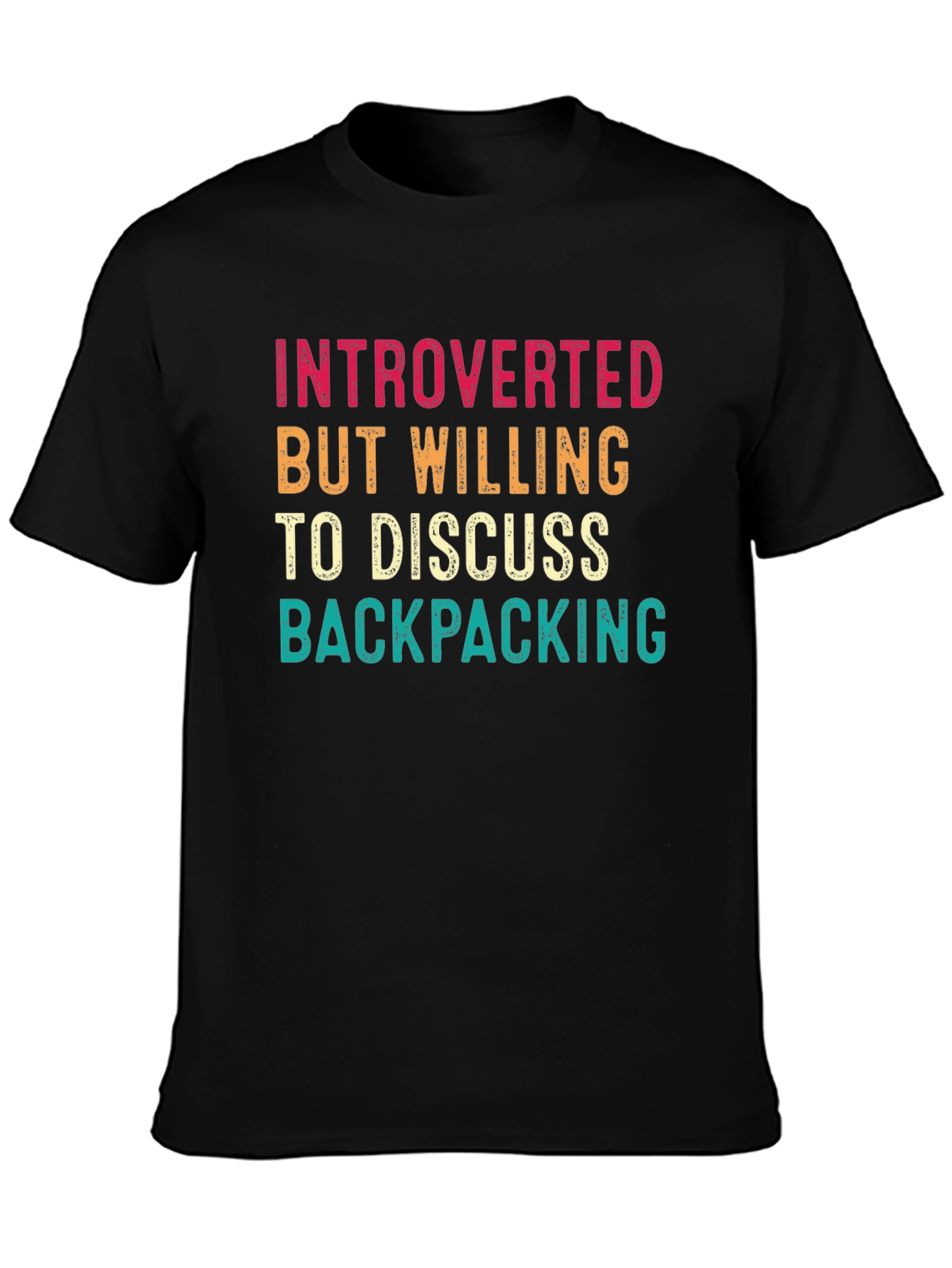 Introverted Backpacking Enthusiast T-Shirt