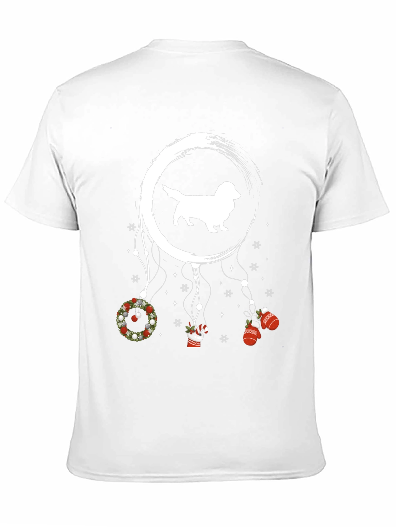 Festive Dachshund Dreamcatcher Graphic Tee