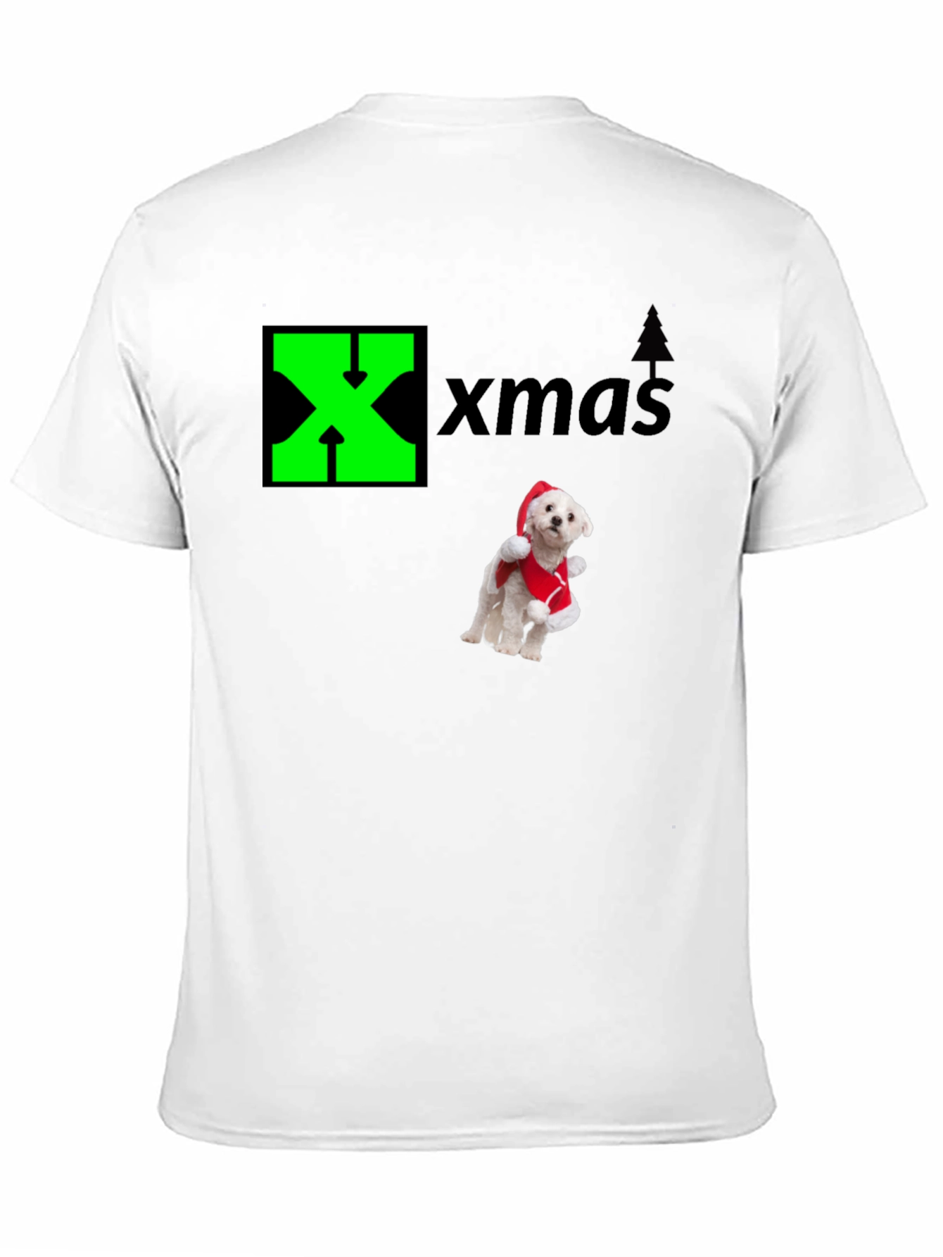 Xmas Dog Santa T-Shirt