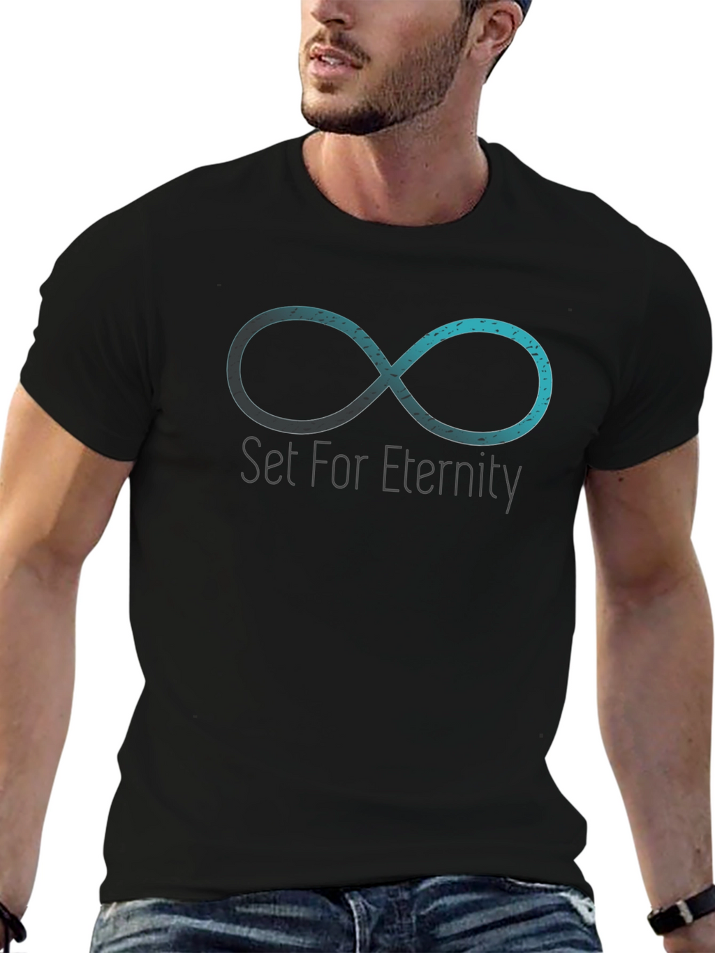 Set For Eternity Infinity Symbol Graphic Tee