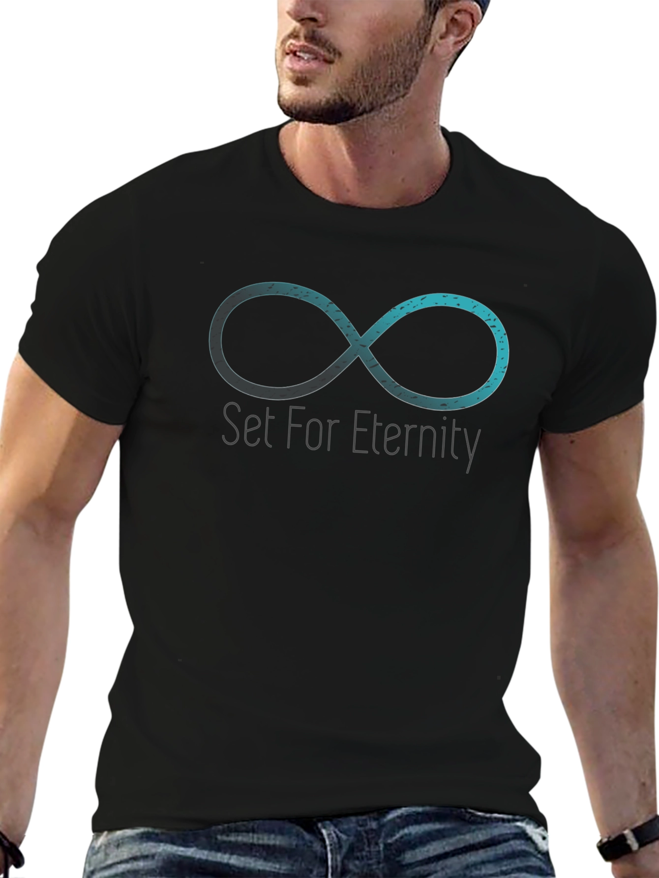Set For Eternity Infinity Symbol Graphic Tee