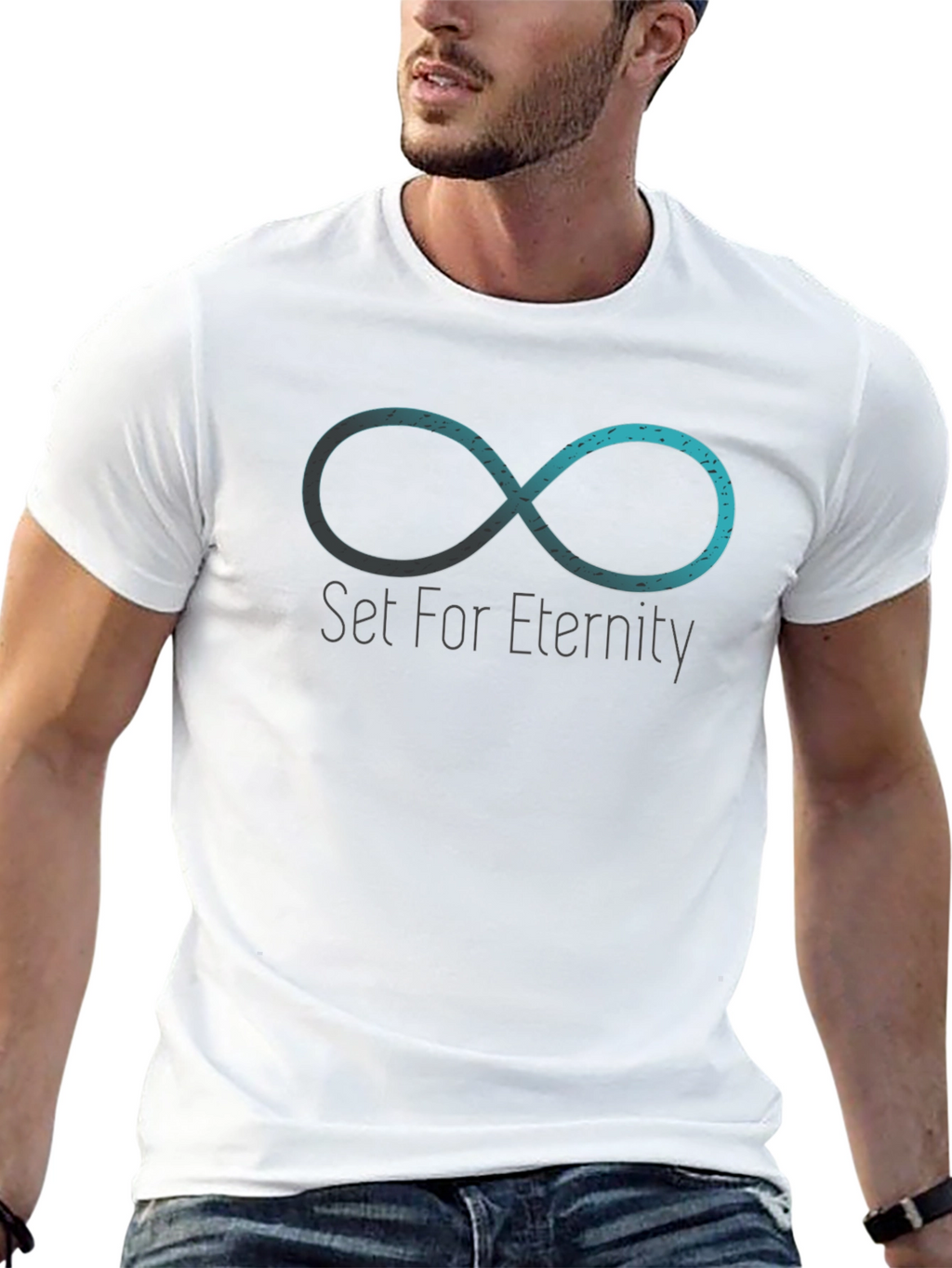 Set For Eternity Infinity Symbol Graphic Tee