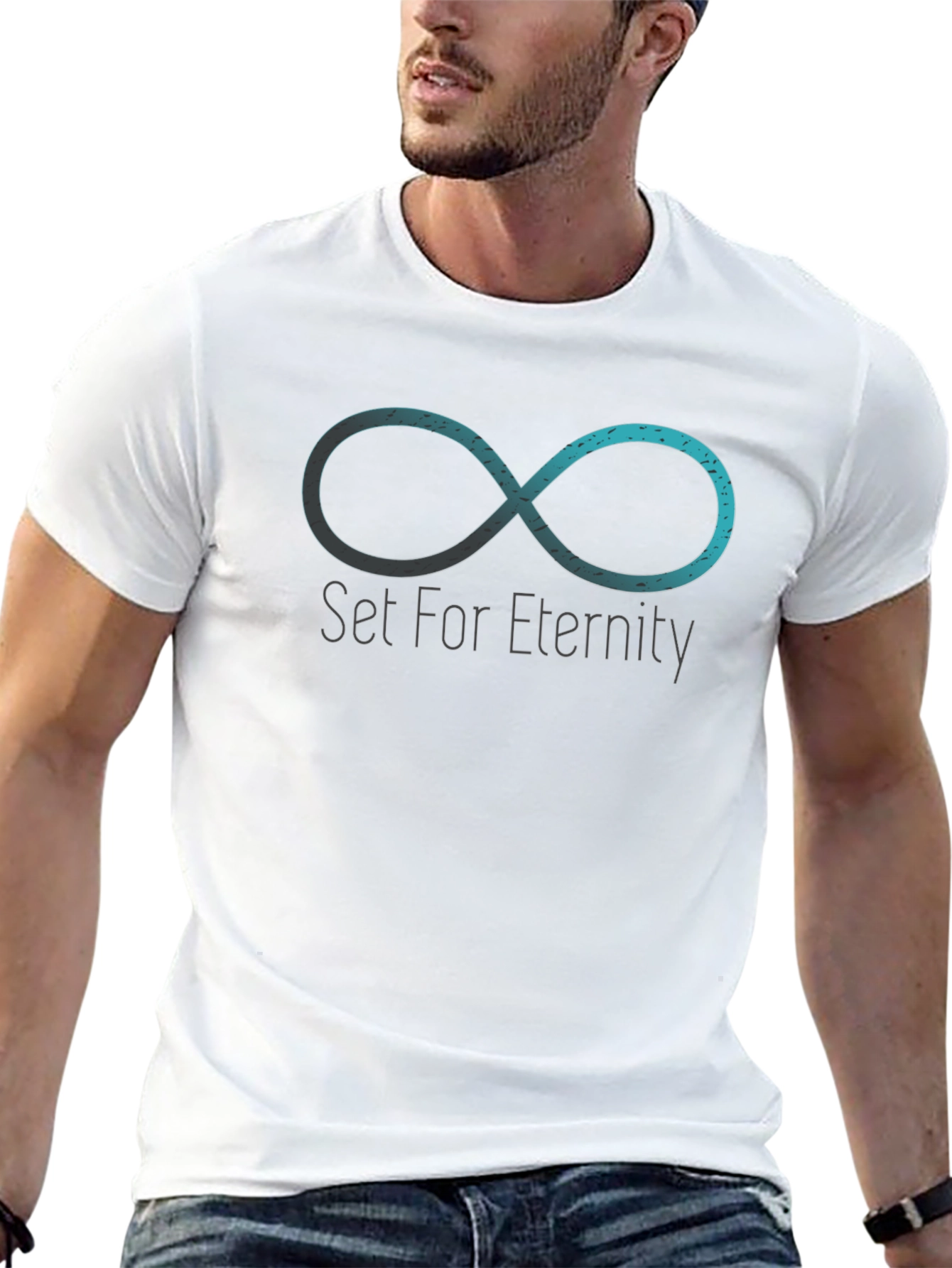 Set For Eternity Infinity Symbol Graphic Tee