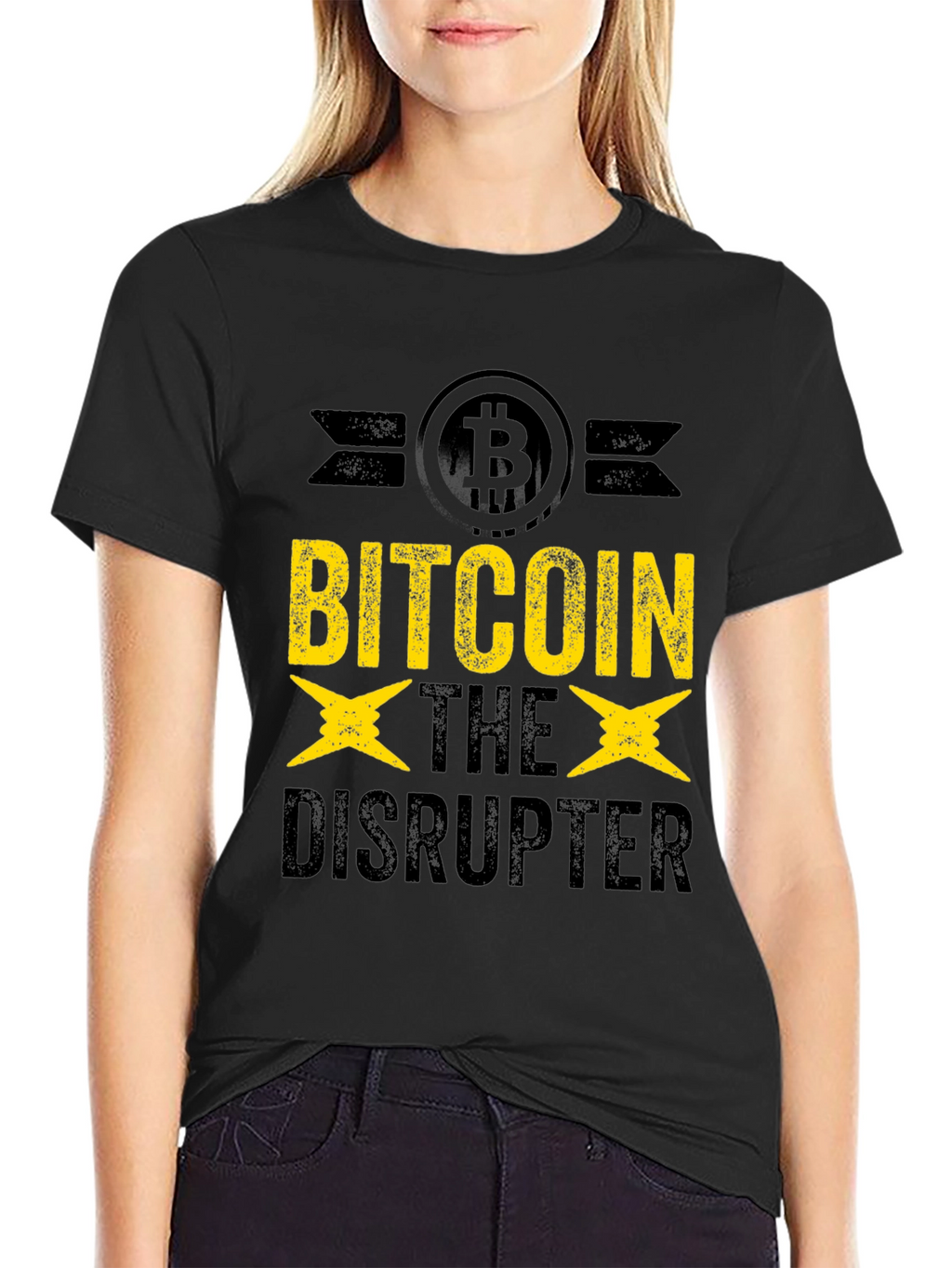 Bitcoin The Disrupter Graphic T-Shirt