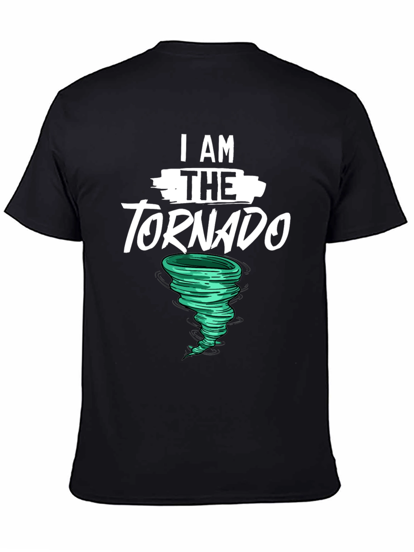 I AM THE TORNADO Graphic Tee - Black