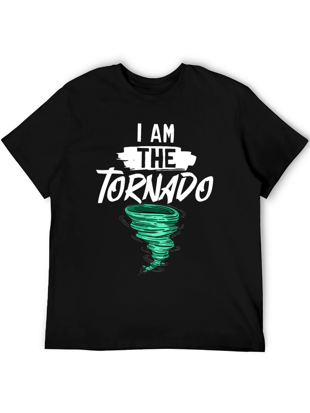 I AM THE TORNADO Graphic Tee - Black