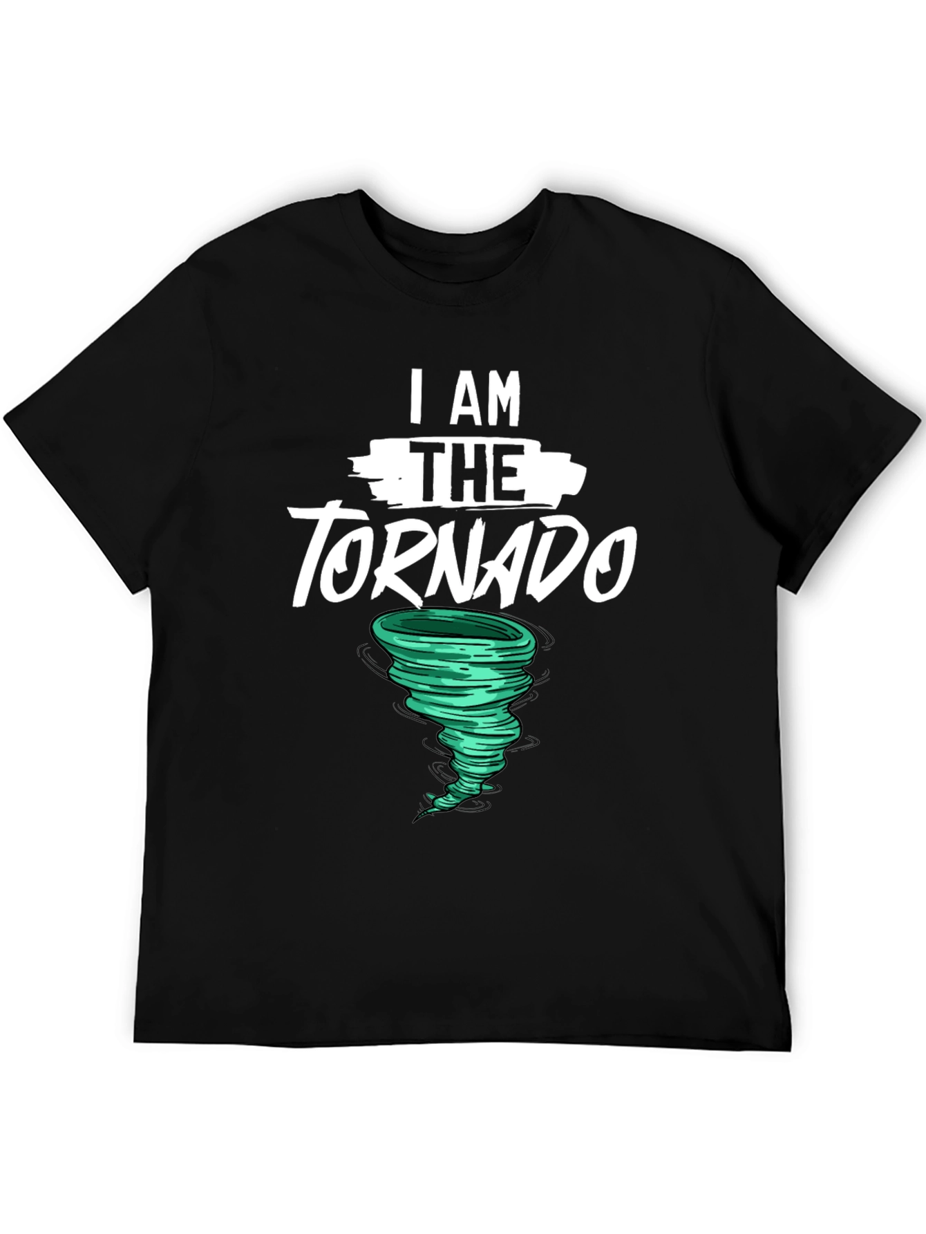 I AM THE TORNADO Graphic Tee - Black