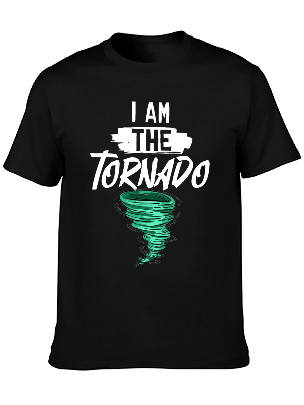 I AM THE TORNADO Graphic Tee - Black