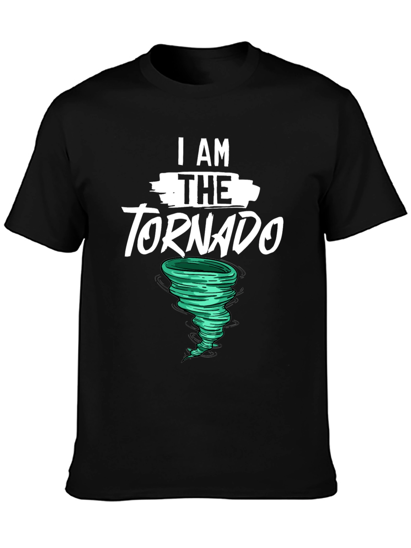 I AM THE TORNADO Graphic Tee - Black