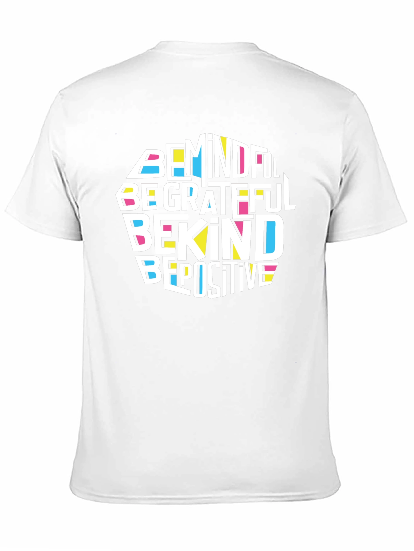 Mindful Grateful Kind Positive Black T-Shirt