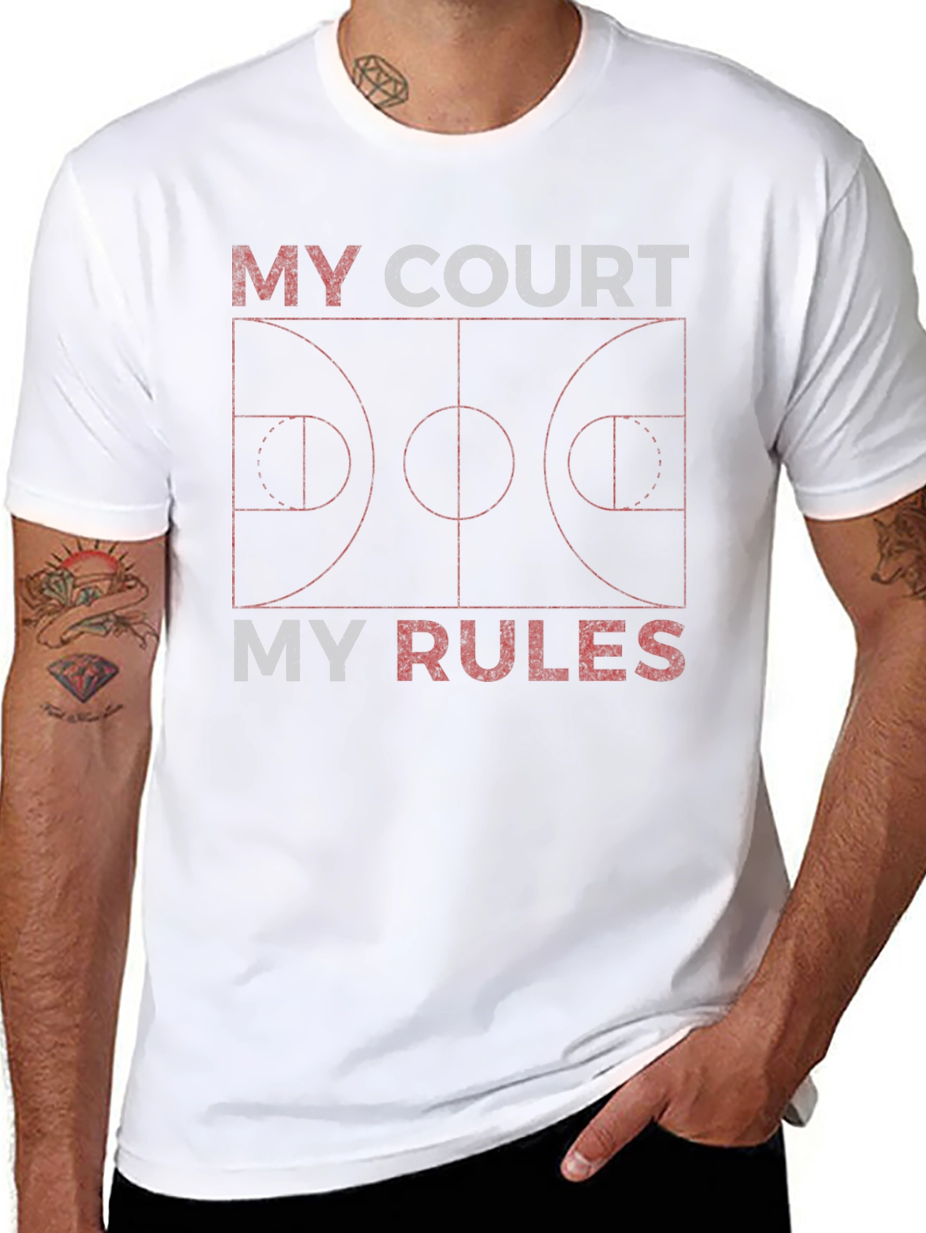 My Court My Rules Graphic T-Shirt
