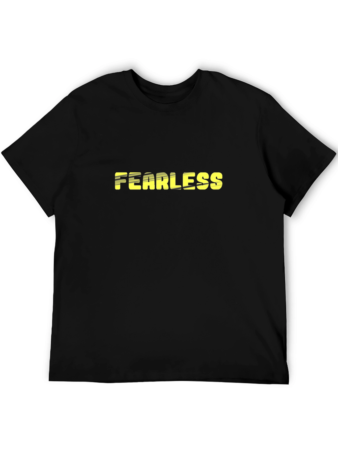 Fearless Black T-Shirt - Bold Statement Tee