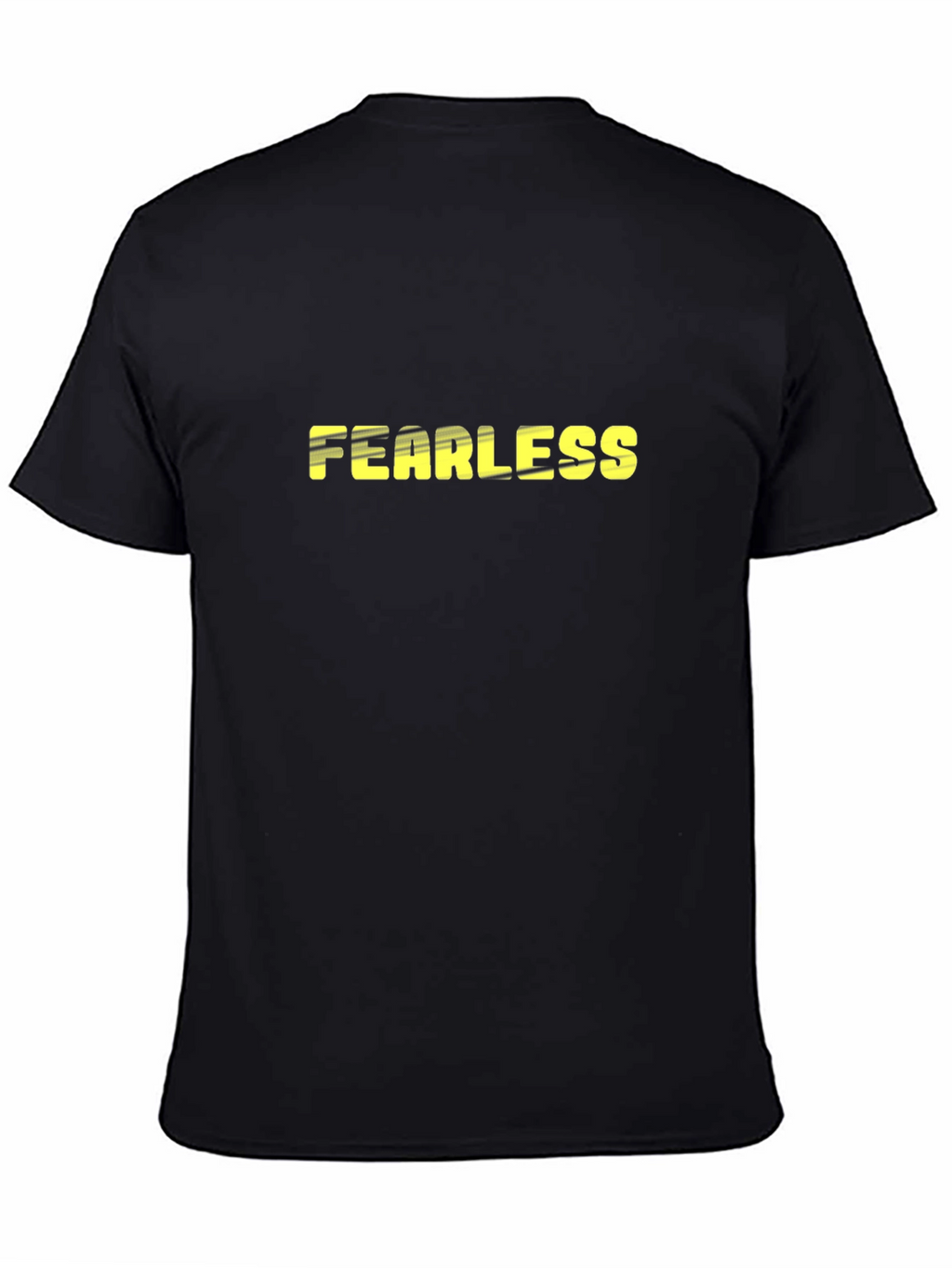 Fearless Black T-Shirt - Bold Statement Tee