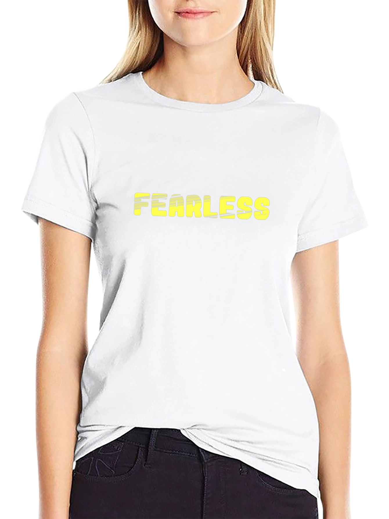 Fearless Black T-Shirt - Bold Statement Tee