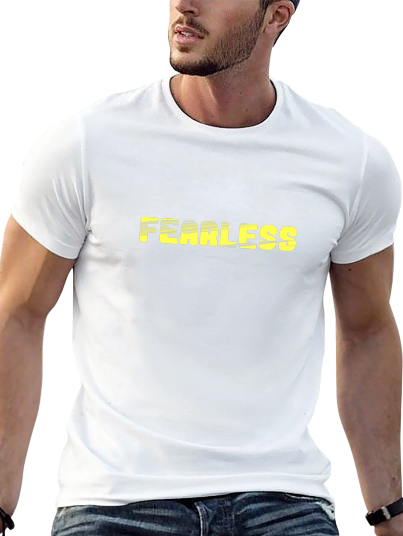Fearless Black T-Shirt - Bold Statement Tee